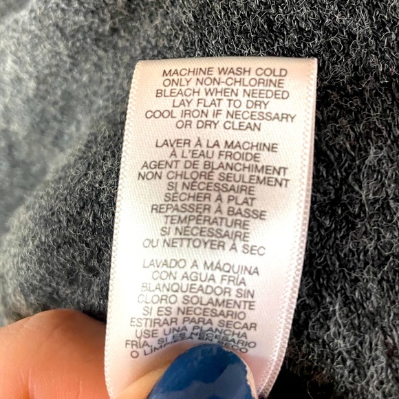 Michael Kors Gray Half Zip Sweater Dress Sz M - Picture 4 of 6